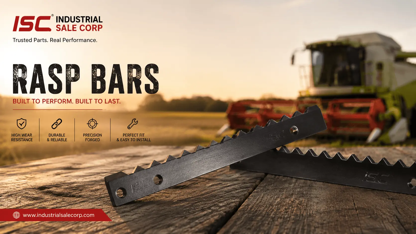 Rasp Bars for Combine Harvesters: 7 Critical Signs to Replace